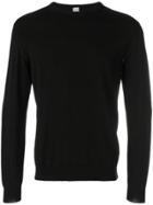 Eleventy Classic Fitted Sweater - Black