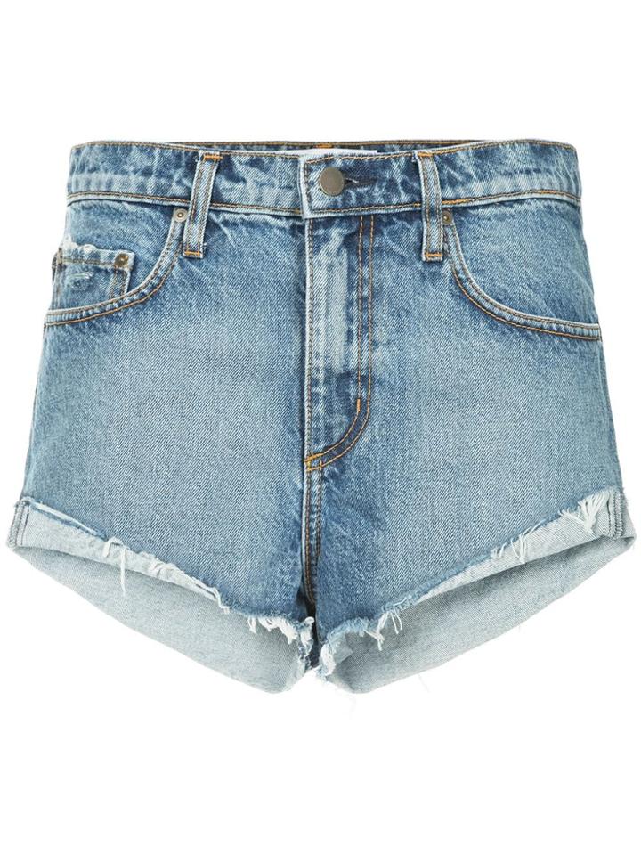Nobody Denim Boho Short Fray Marvelous - Blue