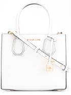 Michael Michael Kors Locker Shoulder Bag - White