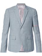 Thom Browne High Armhole Single Breasted Sport Coat With Red, White