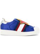Moa Master Of Arts Embellished Star Sneakers - Blue