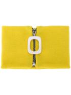 Jw Anderson Zipped Neckband - Yellow