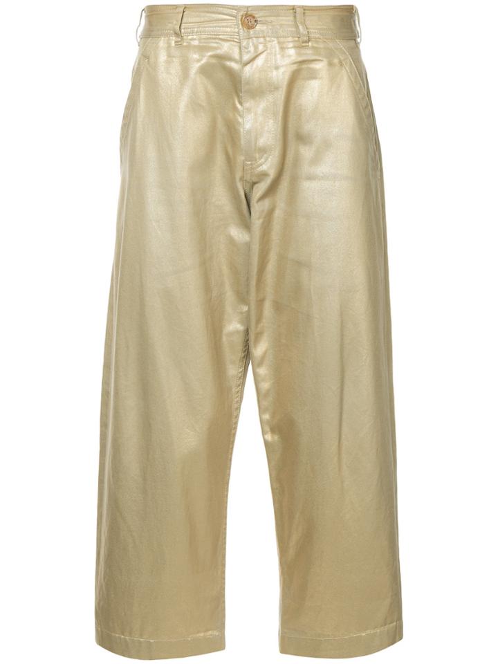 Comme Des Garçons Vintage Metallic Culotte Trousers