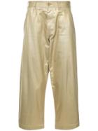 Comme Des Garçons Vintage Metallic Culotte Trousers