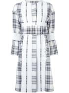 Taro Horiuchi Checked Ribbed Coat