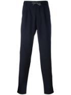 Brunello Cucinelli Tailored Trousers, Men's, Size: 46, Blue, Wool/viscose/acetate/cotton