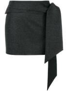 Chalayan Greek Belt Mini Skirt - Grey