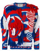 Henrik Vibskov Abstract Textured Jumper - Blue