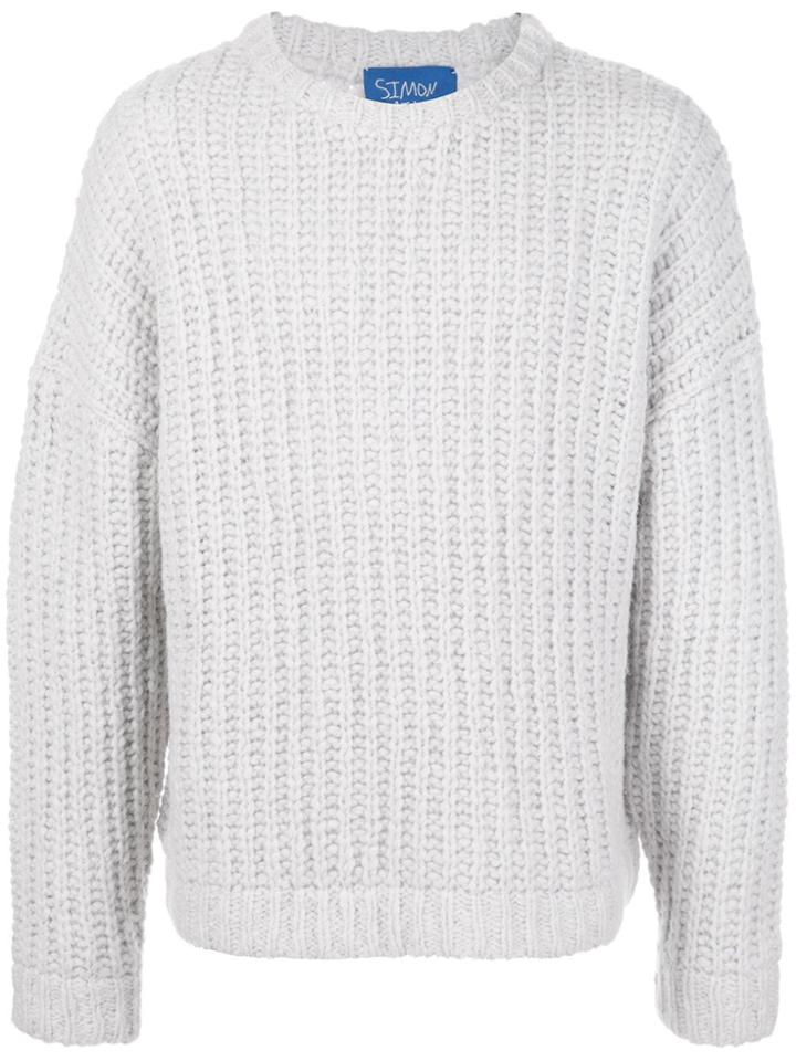 Simon Miller Meru Chunky-knit Jumper - Neutrals