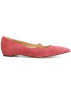 Paul Andrew Pointed Toe Ballerinas - Pink & Purple