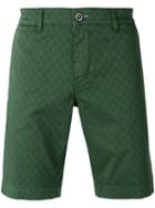 Re-hash - Textured Shorts - Men - Cotton/spandex/elastane - 34, Green, Cotton/spandex/elastane
