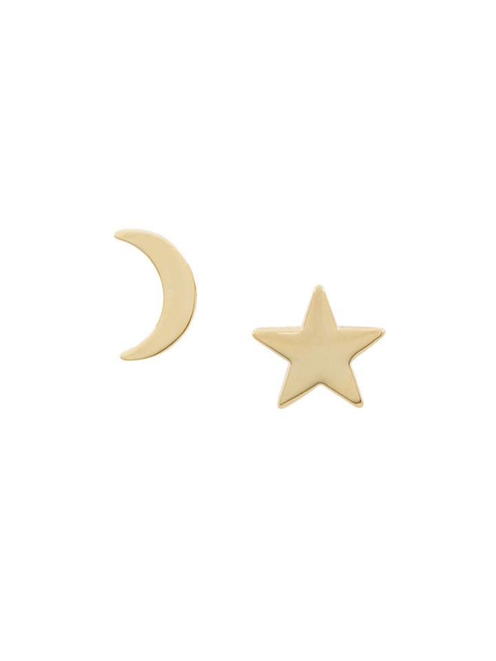 Federica Tosi Star Studs - Metallic