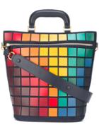 Anya Hindmarch Large Pixels Tote, Women's, Blue, Leather/suede