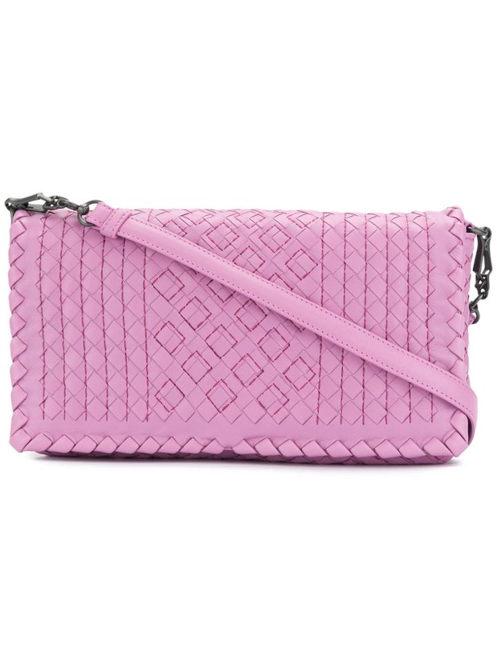 Bottega Veneta Shoulder Bag - Pink & Purple