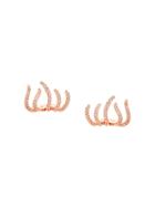 Federica Tosi Cubic Zirconia Earrings - Metallic