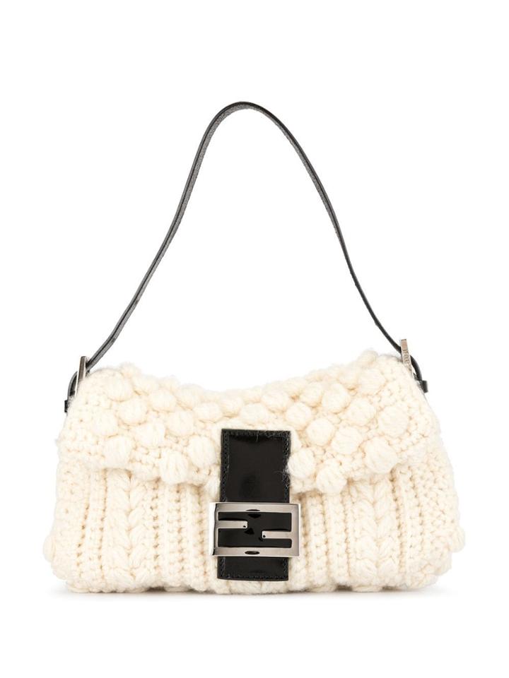 Fendi Pre-owned Zucca Mamma Handbag - White