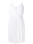 Msgm Short Sleeveless Dress - White