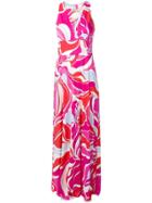 Emilio Pucci Graphic Print Maxi Dress - Red