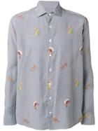 Etro Micro-vichy Shirt - Grey