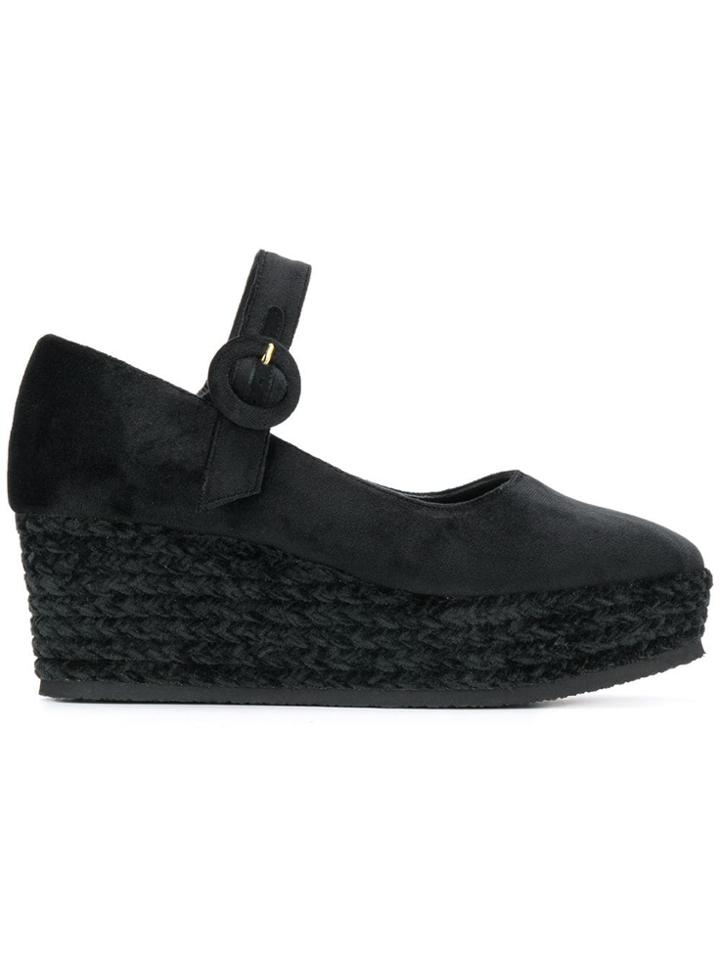 Castañer Nala Wedge Pumps - Black