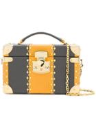 Luis Negri Striped Crossbody Box Bag - Grey