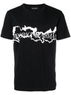Emporio Armani Rip Graphic T-shirt - Black