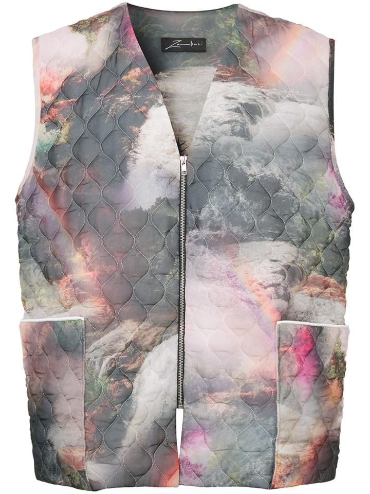 Zambesi Oversized Quilted Vest - Multicolour