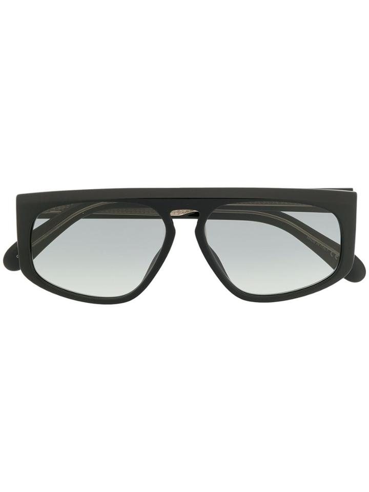 Givenchy Eyewear Slim Graphic Frame Sunglasses - Black
