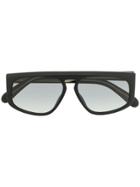Givenchy Eyewear Slim Graphic Frame Sunglasses - Black