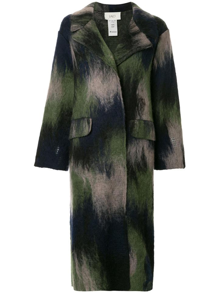 Lalo Flap Pocketlong Coat - Green