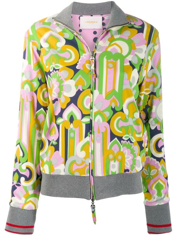 La Doublej X Mantero Jet Printed Track Jacket - Green