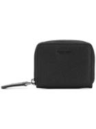 Giorgio Armani Zip-around Coin Purse - Black