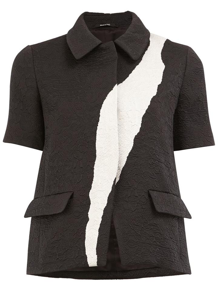 Maison Margiela Jacquard Short Sleeve Jacket