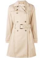 Michael Michael Kors Belted Waist Trenchcoat - Nude & Neutrals