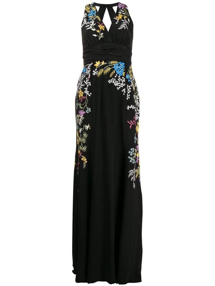 Etro Embroidered Long Dress - Black