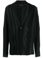Ann Demeulemeester Striped Blazer - Black