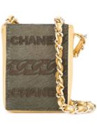 Chanel Pre-owned Cc Logo Mini Necklace Chain Bag - Green