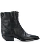 Saint Laurent Pointed Toe Boots - Black