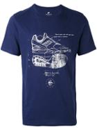 Nike - Huarache T-shirt - Men - Cotton/polyester/viscose - L, Blue, Cotton/polyester/viscose