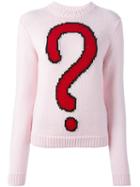 Au Jour Le Jour Question Mark Motif Sweater