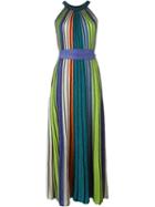 M Missoni Pleated Knit Maxi Dress