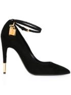 Tom Ford Pendant Detail Ankle Strap Pumps