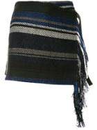 Sacai Asymmetric Skirt, Women's, Size: 2, Blue, Cotton/rayon/cupro