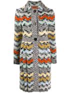 Missoni Zigzag Knit Cardigan - White