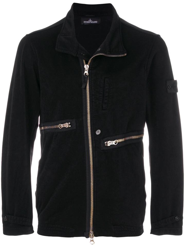 Stone Island Shadow Project Multi Zip Jacket - Black