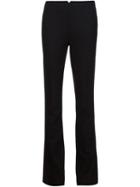 Ralph Lauren Black Straight Leg Trousers, Women's, Size: 14, Spandex/elastane/wool