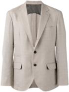Brunello Cucinelli Chest Pocket Blazer, Men's, Size: 56, Nude/neutrals, Linen/flax/wool/silk/cupro