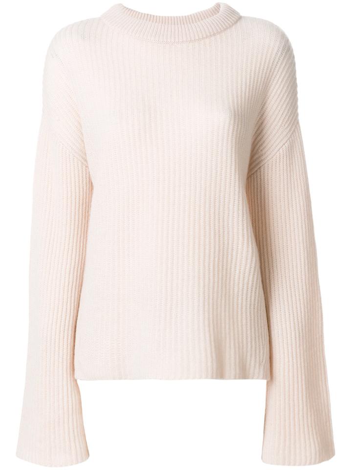 Le Kasha Ribbed Jumper - Pink & Purple