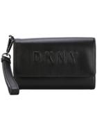 Dkny Debossed Logo Wallet - Black