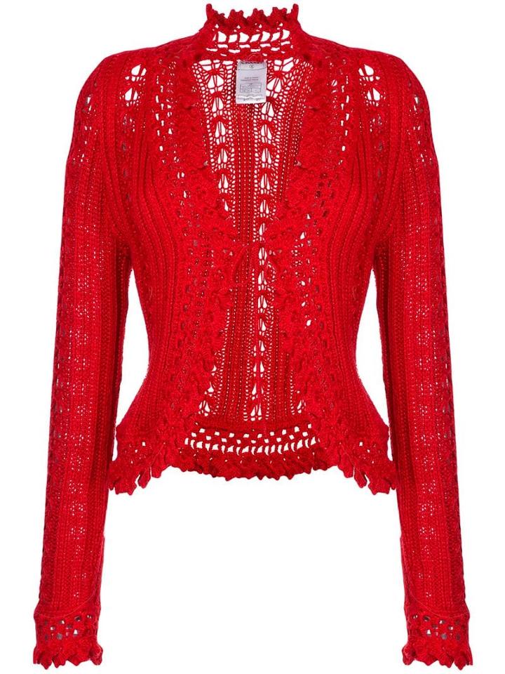 Chanel Pre-owned Embroidered Fitted Cardigan